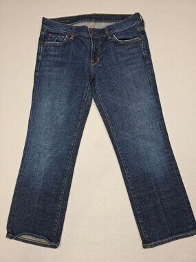 Citizens Of Humanity Kelly #063 Low Waist Cropped Stretch Jeans Size 28